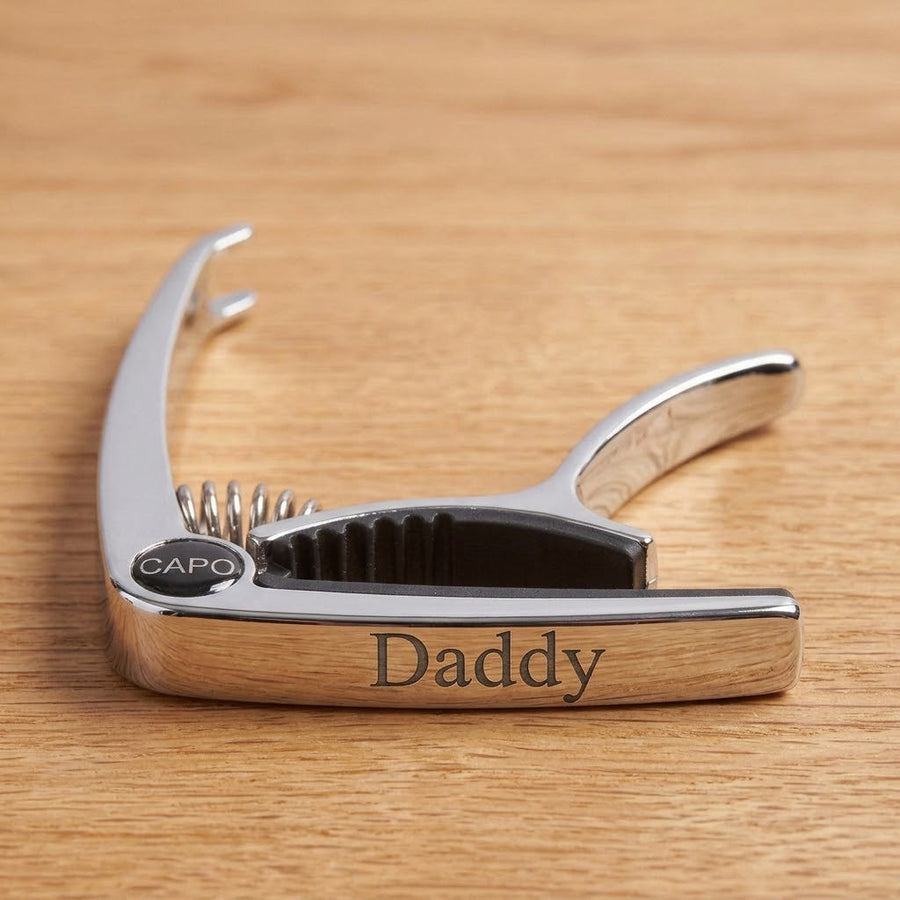 Personalised Metal Guitar Capo